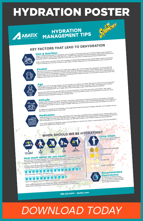Hydration Tips Poster Download